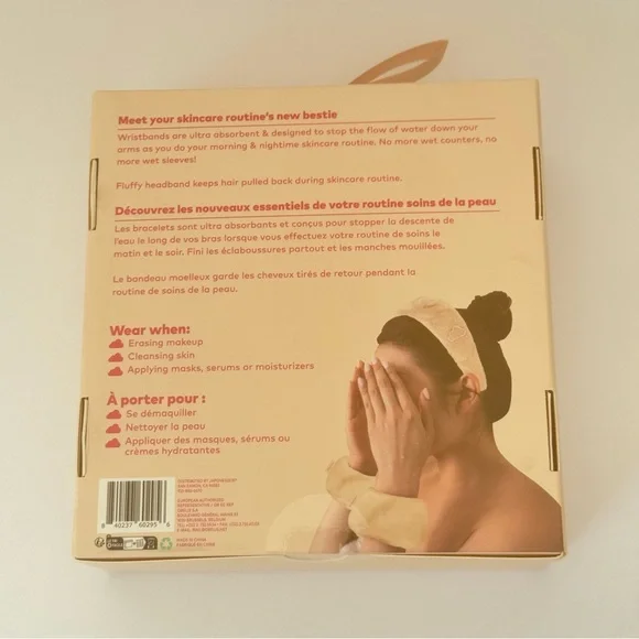 NWT The Original MakeUp Eraser Drip Eraser 3 Piece Spa Set in Sweet Cream SEALED - Picture 9 of 14